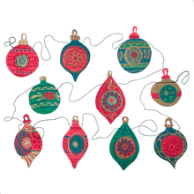 East End Press Christmas Bauble Garland