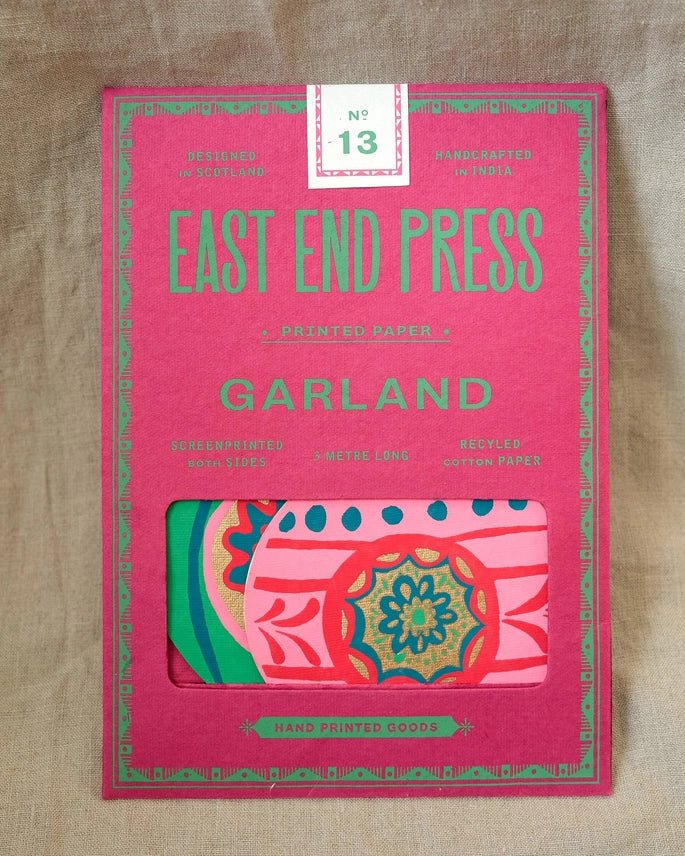 Baubles Sewn Garland - East End Press - Ruby&