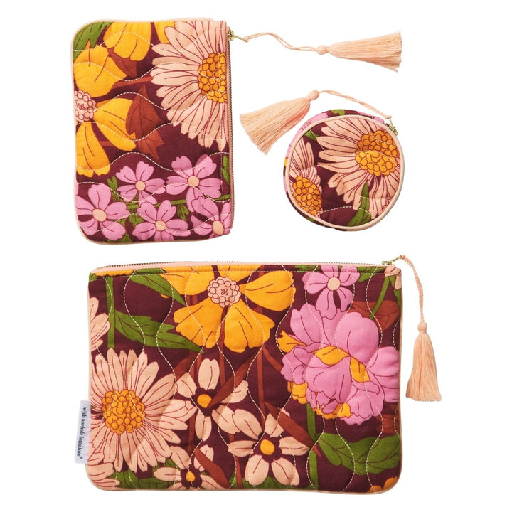 Benita Pouch Set - Sage x Clare - Ruby's Home Store