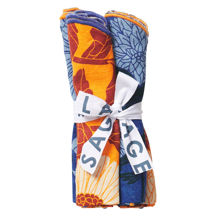 Bernada Linen Napkin Set - Sage x Clare