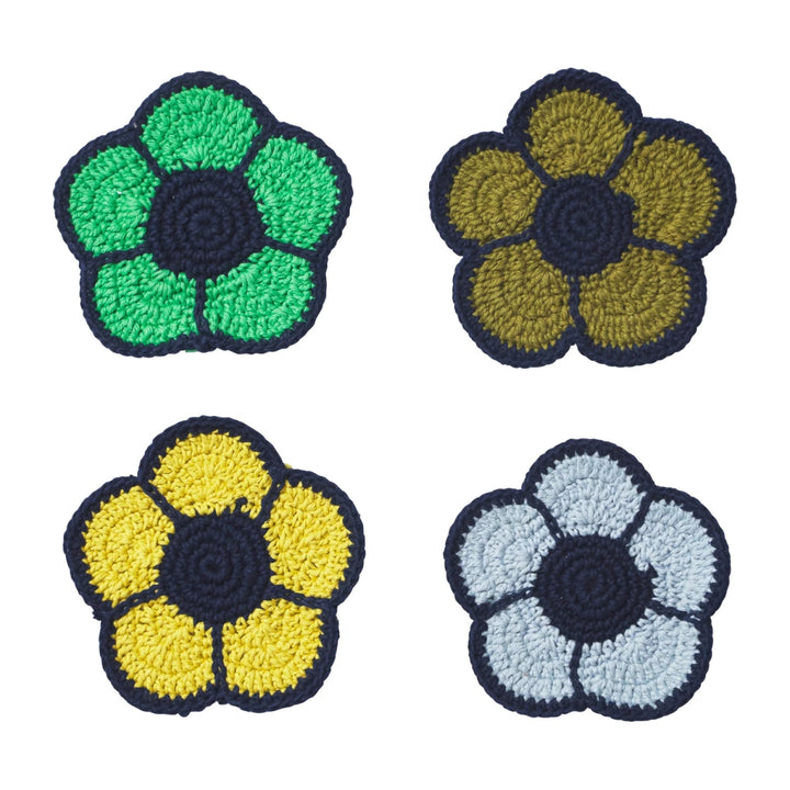 Bettina Crochet Coasters - Pea - Sage x Clare - Ruby's Home Store