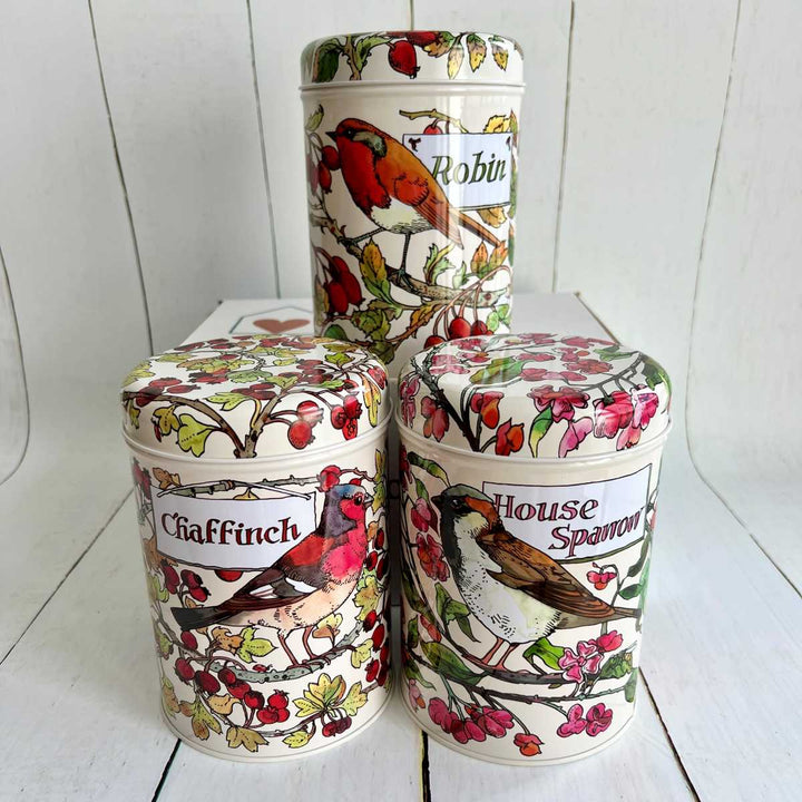 Bird in Hedgerow Cannister Set of 3 - Emma Bridgewater - Ruby's Home Store