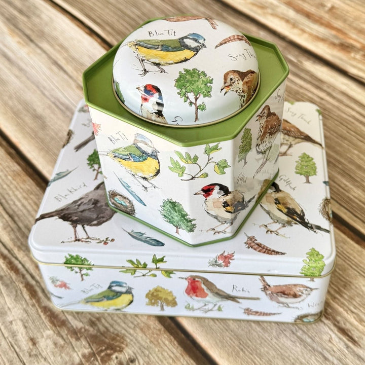 Bird Song Tin Caddy - Madeliene Floyd - Ruby's Home Store