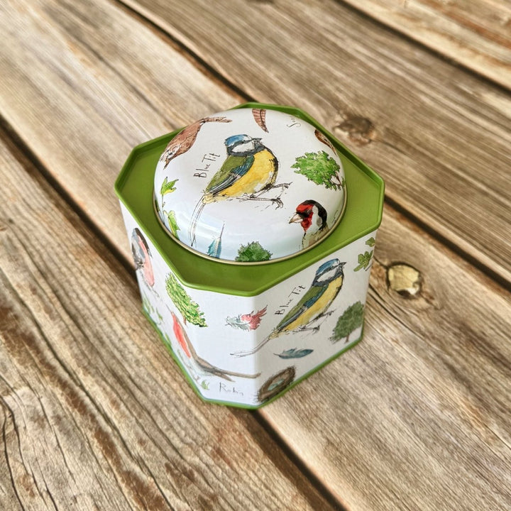 Bird Song Tin Caddy - Madeliene Floyd - Ruby's Home Store