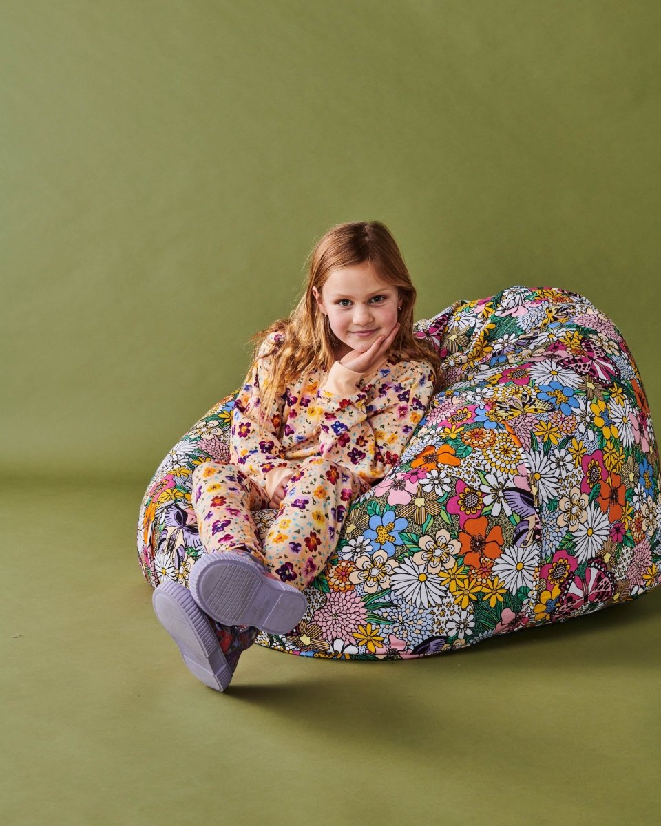 Bliss Floral Bean Bag - Kip & Co - Ruby's Home Store