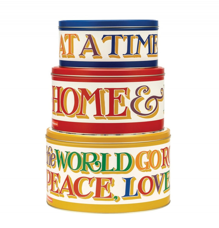 Brighter World Cake Tins - Set of 3 - Rainbow Toast - Emma Bridgewater - Ruby's Home Store