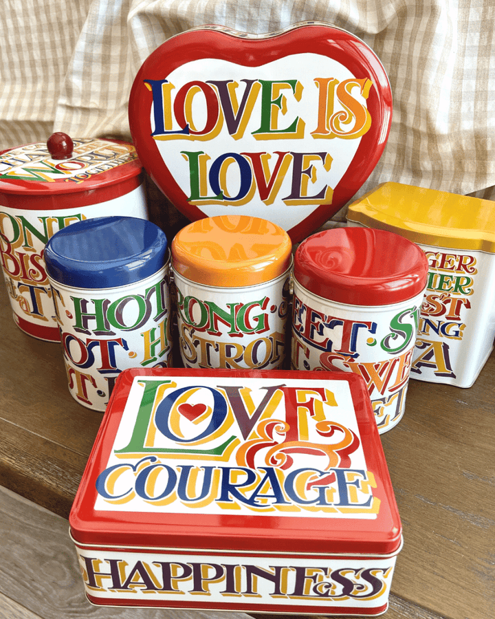 Brighter World Large Heart Tin - Rainbow Toast - Emma Bridgewater - Ruby's Home Store