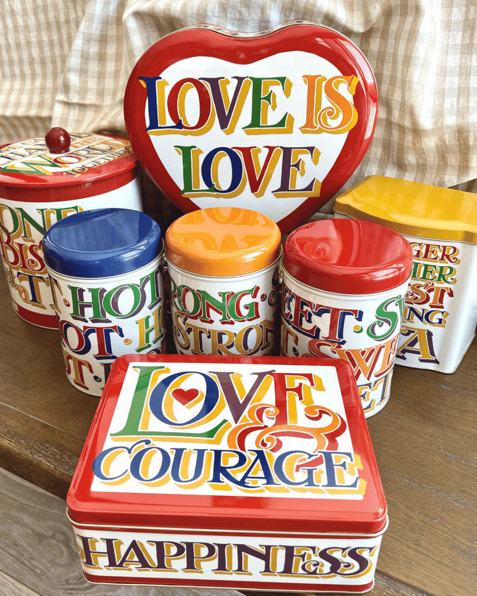 Brighter World Tea Caddy - Rainbow Toast - Emma Bridgewater - Ruby's Home Store