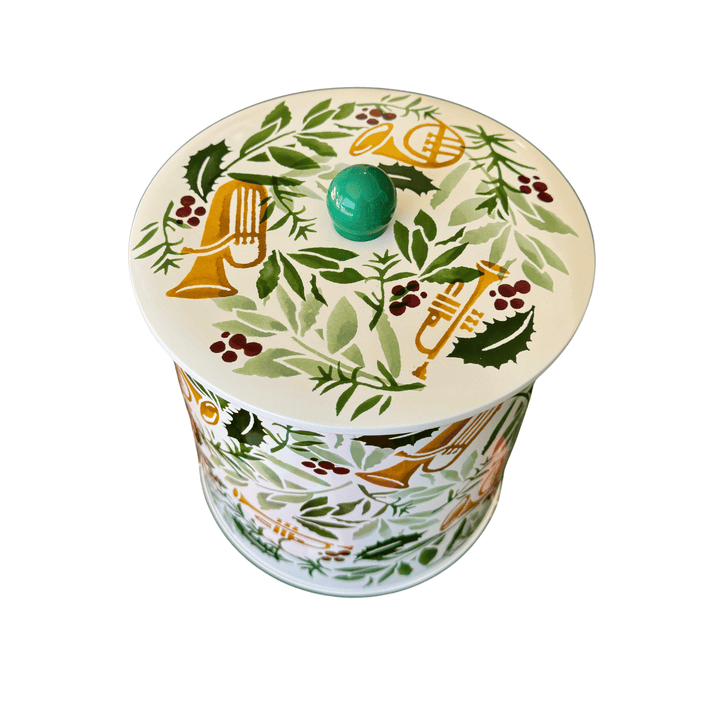 Bring in the Green Christmas Biscuit Barrel - Emma Bridgewater