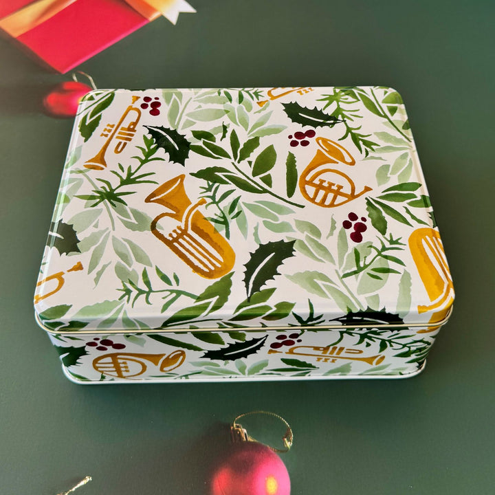 Bring in the Green Christmas Biscuit Tin - Emma Bridgewater