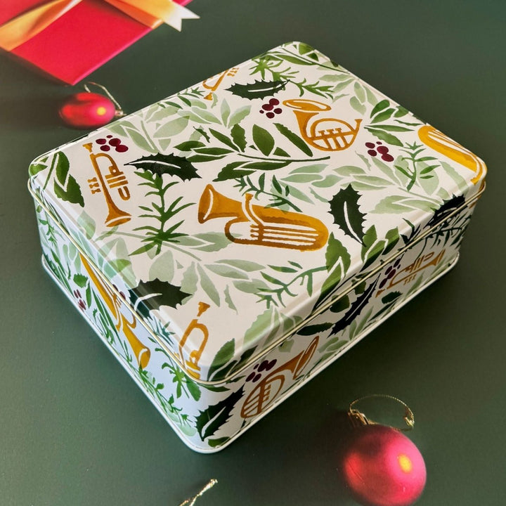 Bring in the Green Christmas Biscuit Tin - Emma Bridgewater - Ruby&