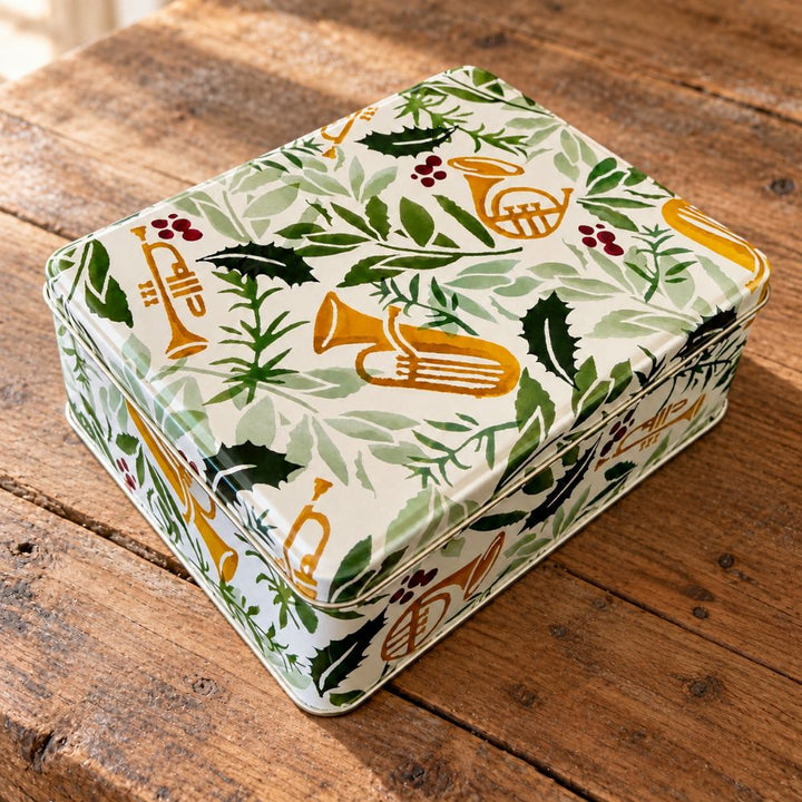 Bring in the Green Christmas Biscuit Tin - Emma Bridgewater - Ruby&