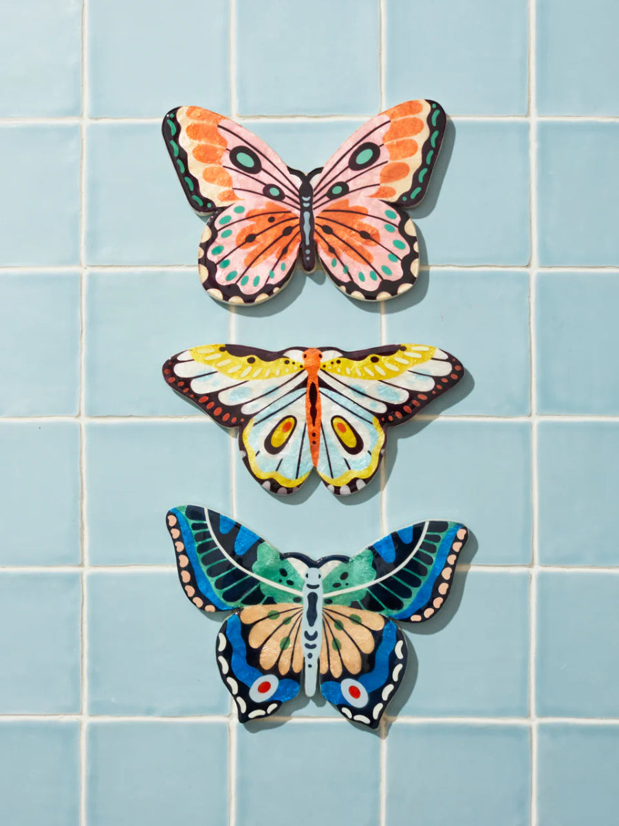 Canopy Butterfly Blue Green Wall Art - Jones & Co - Ruby's Home Store