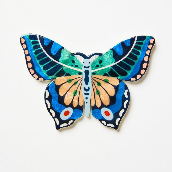 Canopy Butterfly Blue Green Wall Art - Jones & Co - Ruby's Home Store