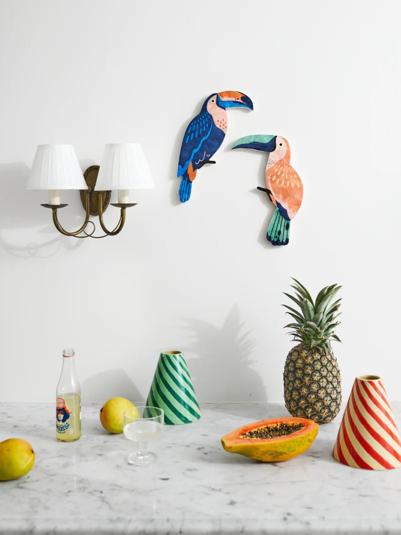 Canopy Toucan Peach Wall Art - Jones & Co - Ruby's Home Store