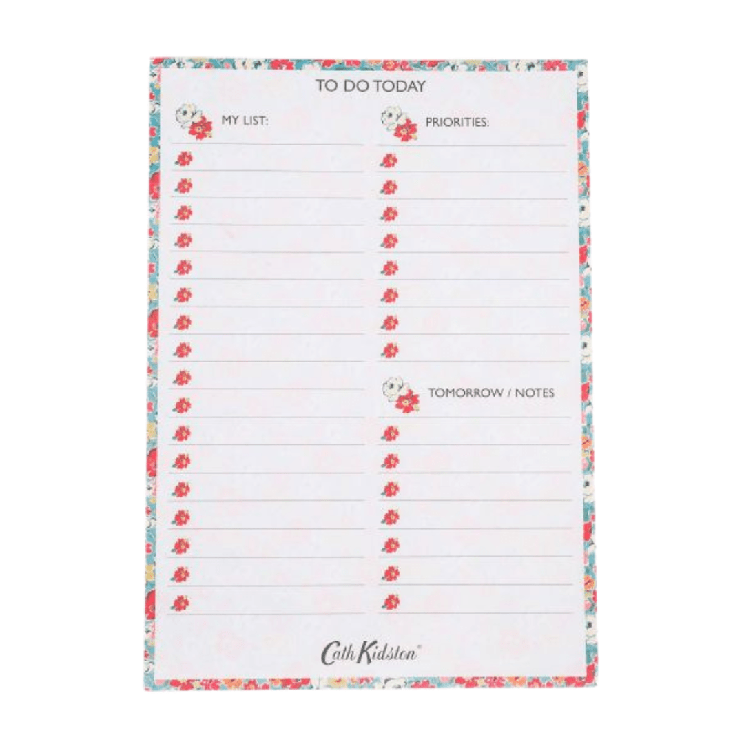 Cath Kidston Floral Desk Planner Notepad - Ruby's Home Store