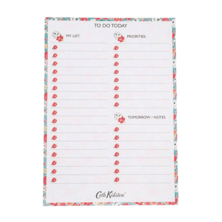 Cath Kidston Floral Desk Planner Notepad - Ruby's Home Store