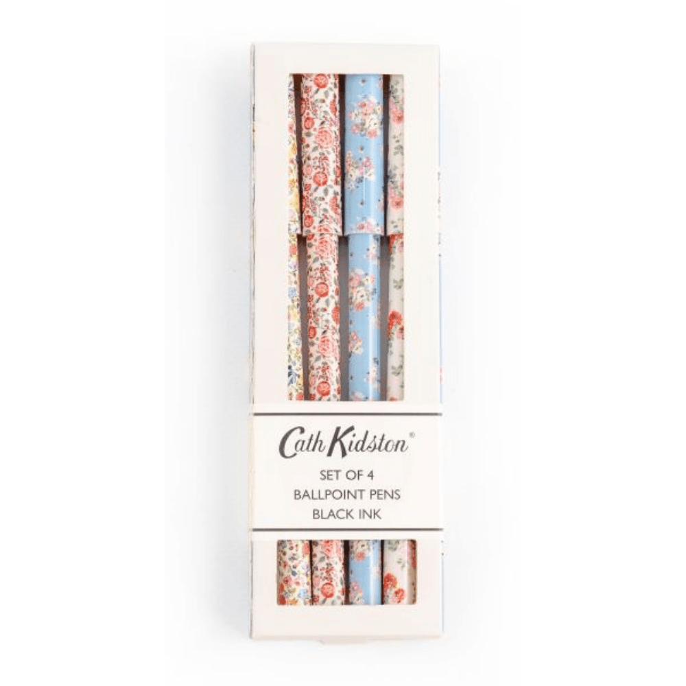 Cath Kidston Floral Pen Set of 4 - Ruby's Home Store