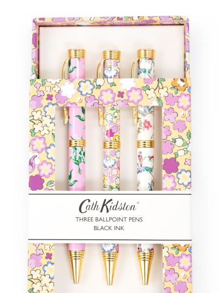Cath Kidston Luxury 3 Pen Box Set - Ruby's Home Store