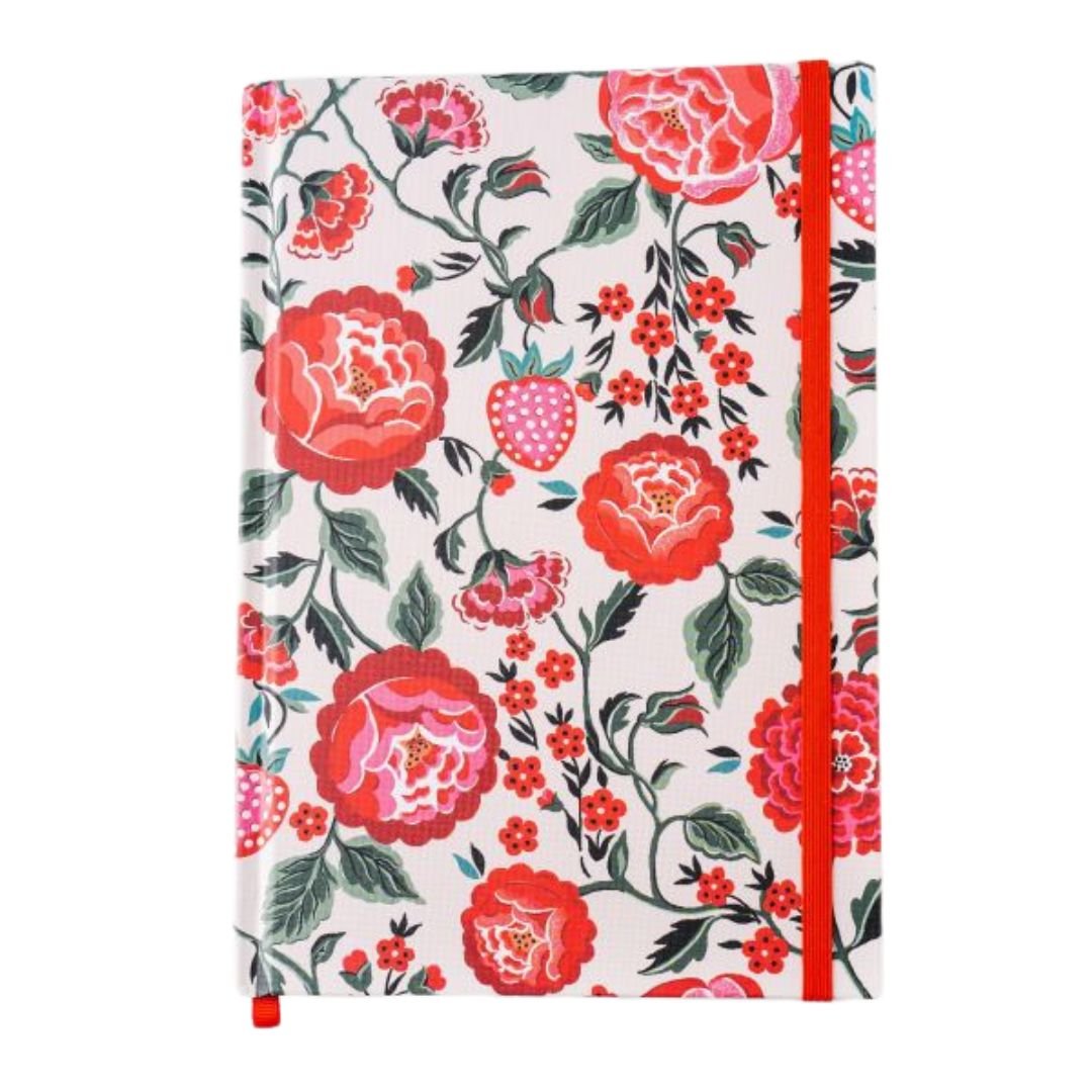 Cath Kidston Pink Floral Journal Notebook - A5 Hard Cover - Ruby's Home Store