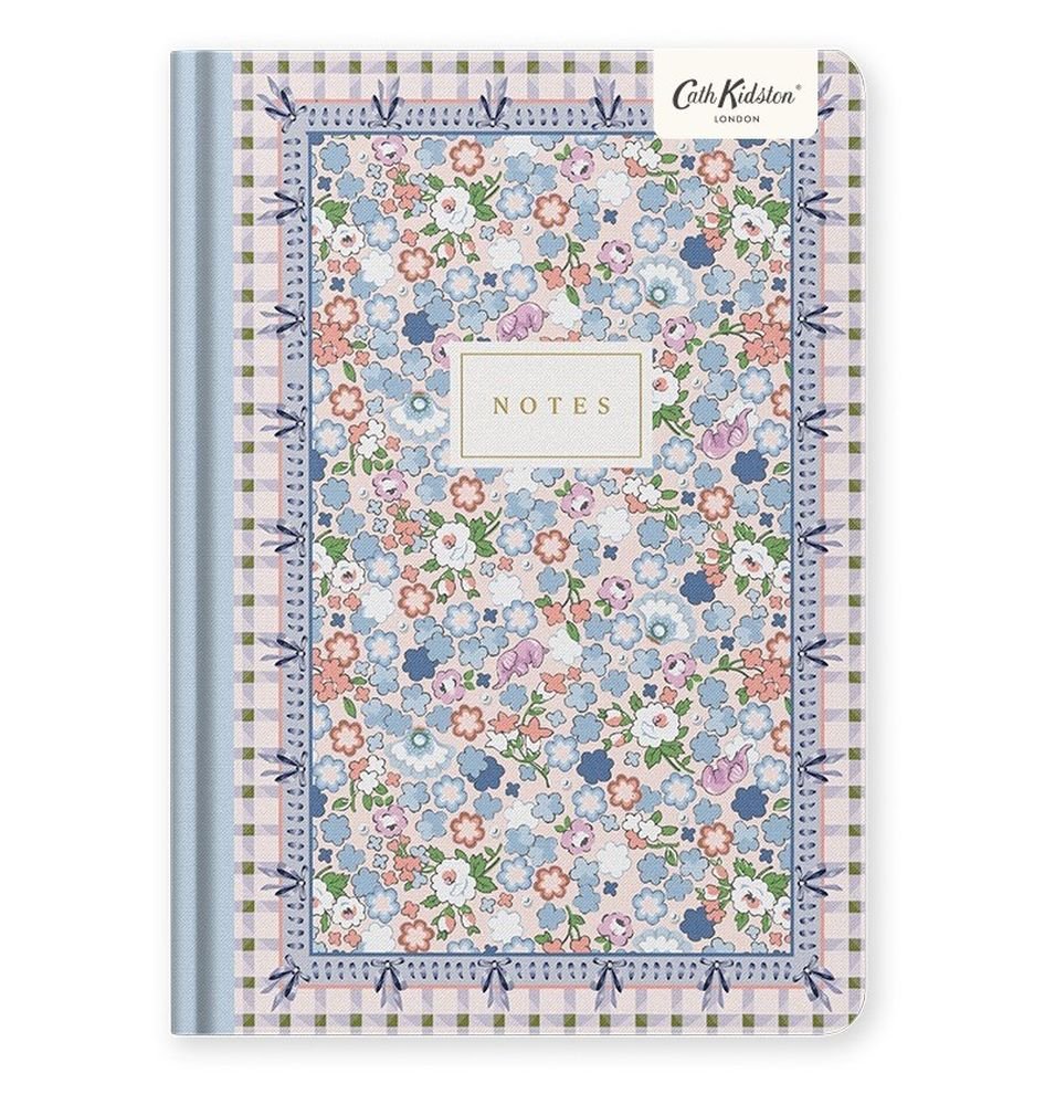 Cath Kidston Premium Hard Cover Note Book - Dreamy Ditsy Check - Ruby's Home Store
