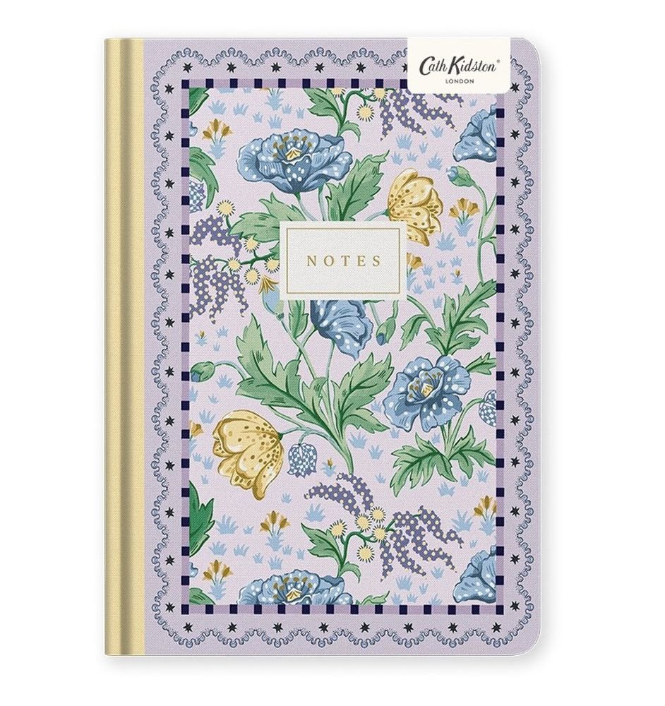 Cath Kidston Premium Hard Cover Note Book - Painted By Numbers Lilac - Ruby's Home Store