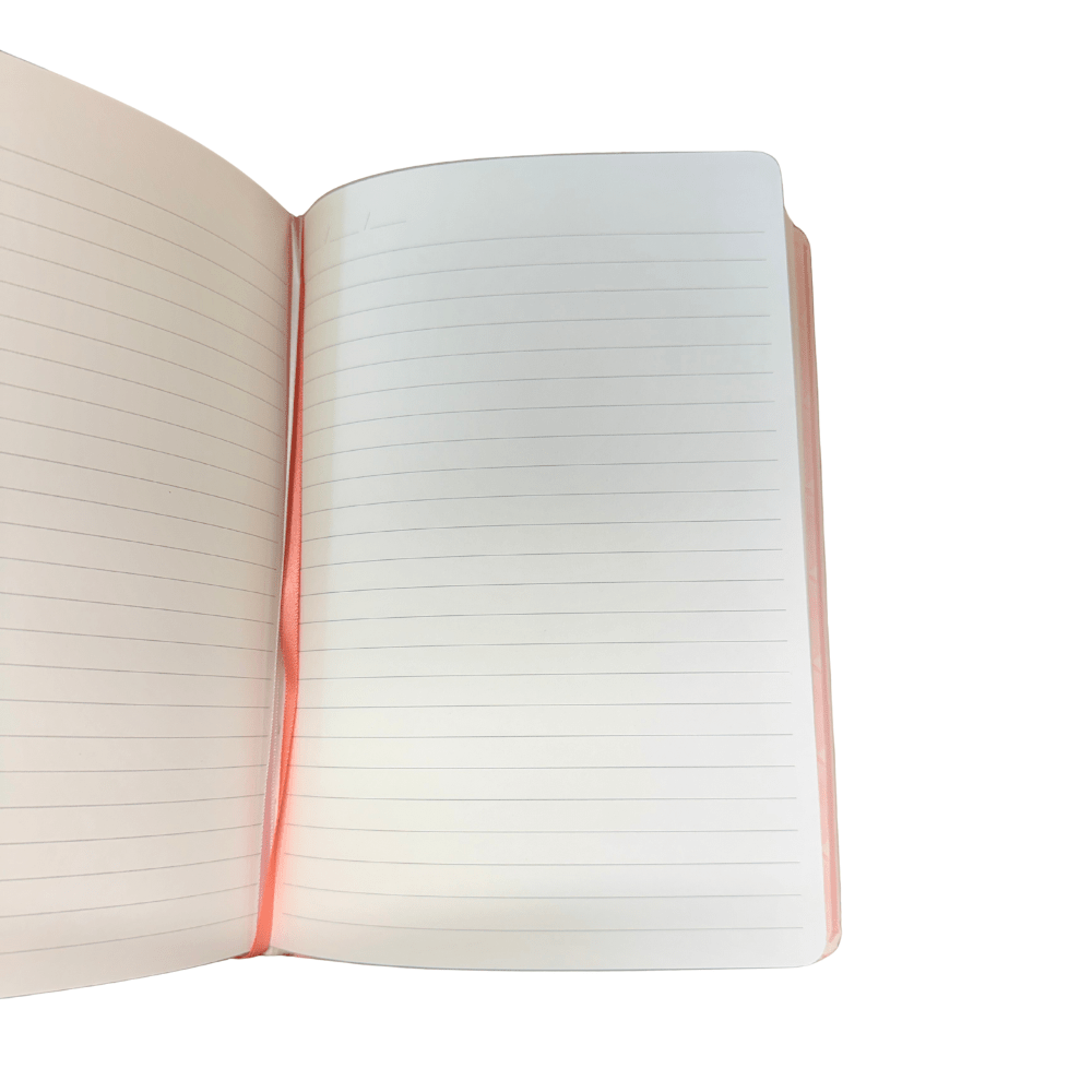 Cath Kidston Premium Hard Cover Note Book - Rose Flutter Stripe - Ruby's Home Store