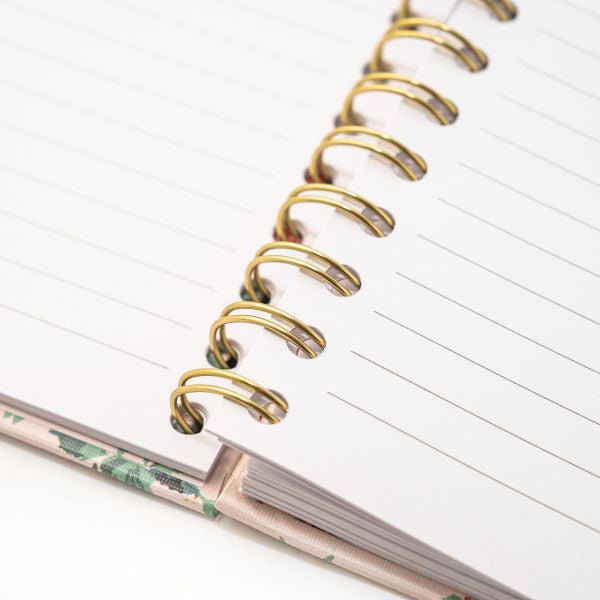 Cath Kidston Pink Floral Journal Notebook B5- Spiral Bound