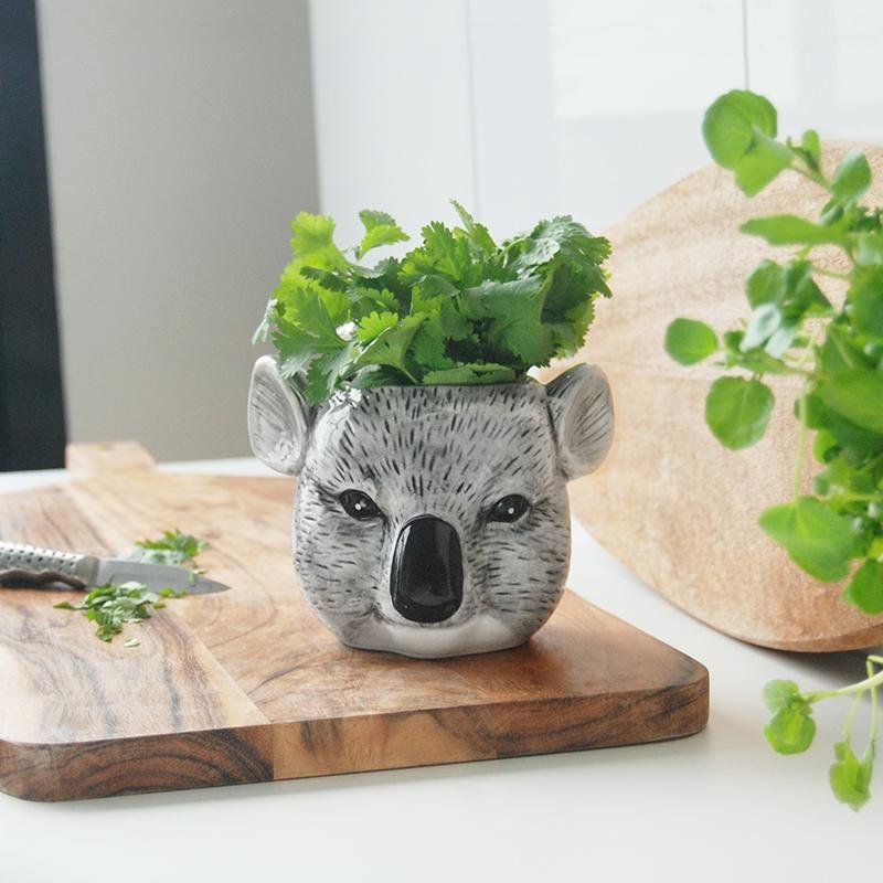 Ceramic Koala Bowl - White Moose - Ruby's Home Store