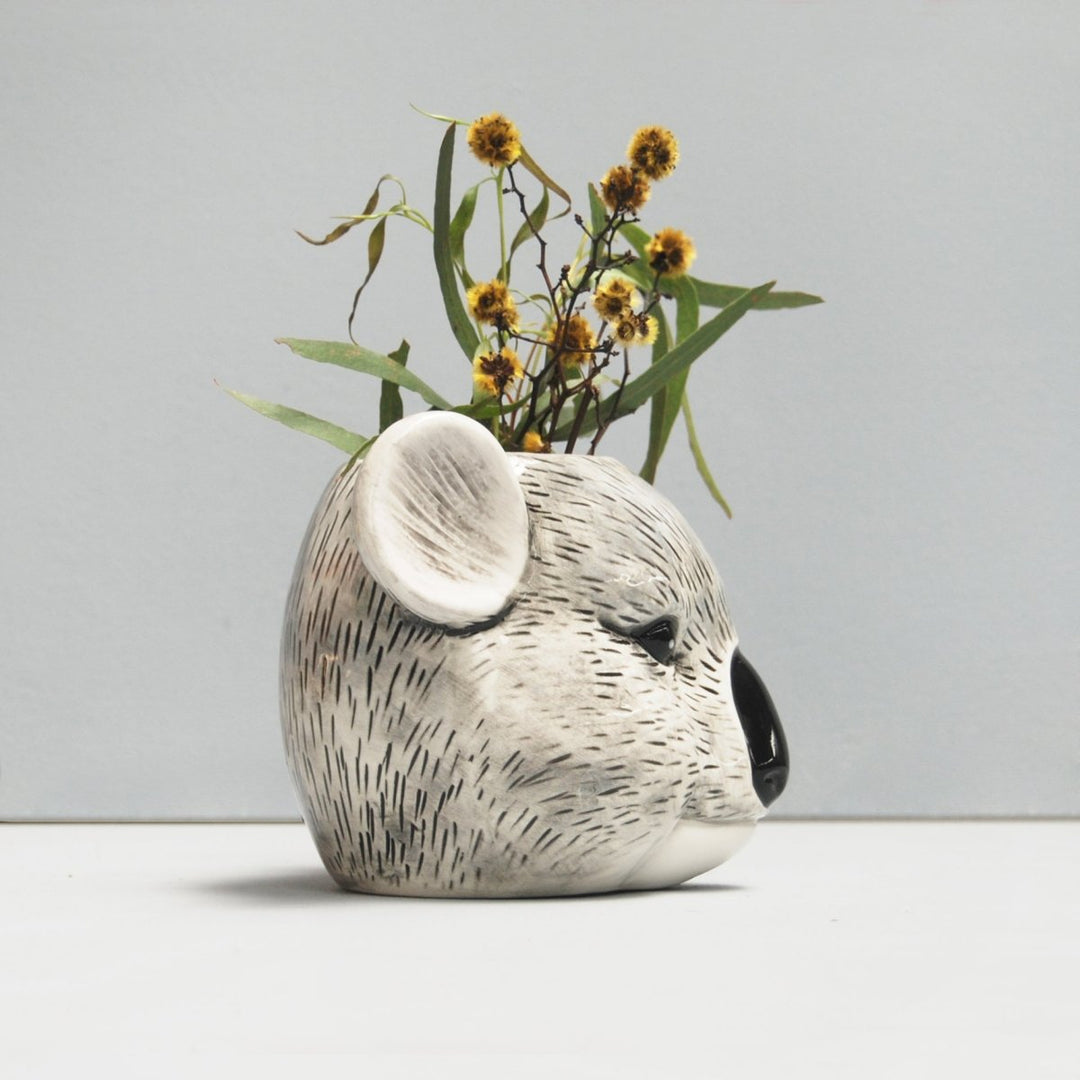 Ceramic Koala Bowl - White Moose - Ruby&