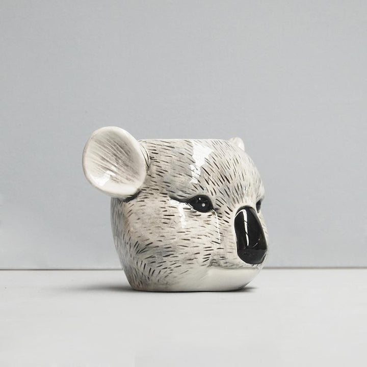 Ceramic Koala Bowl - White Moose - Ruby&