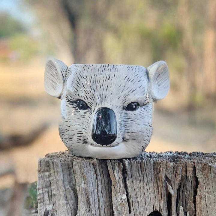 Ceramic Koala Bowl - White Moose - Ruby&