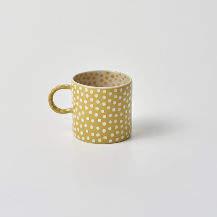 Chino Espresso Cup Mustard Sprinkle - Jones & Co - Ruby's Home Store