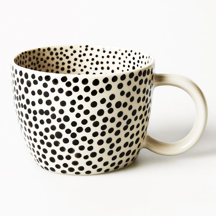 chino mug in black sprinkle from Jones and Co at Rubys Home Store
