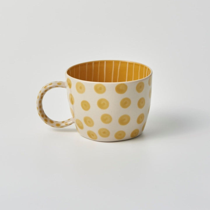 Chino Mug Mustard Dot - Jones & Co - Ruby's Home Store