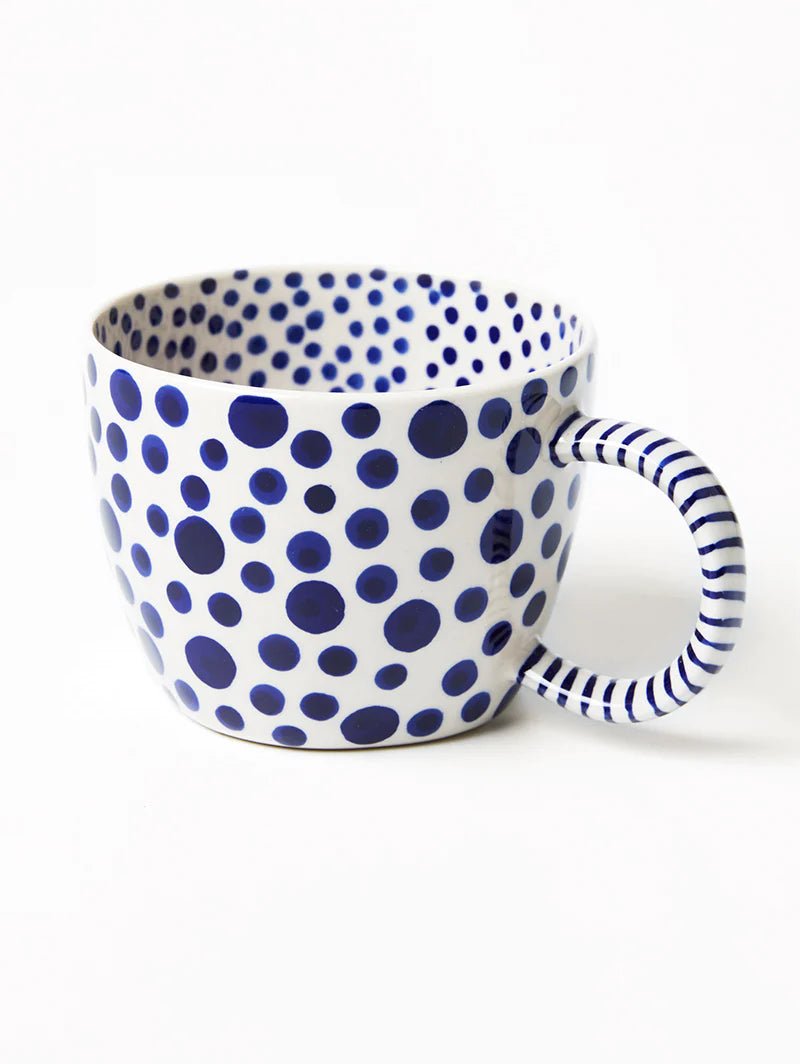 Chino Mug Navy Spot - Jones & Co - Ruby's Home Store