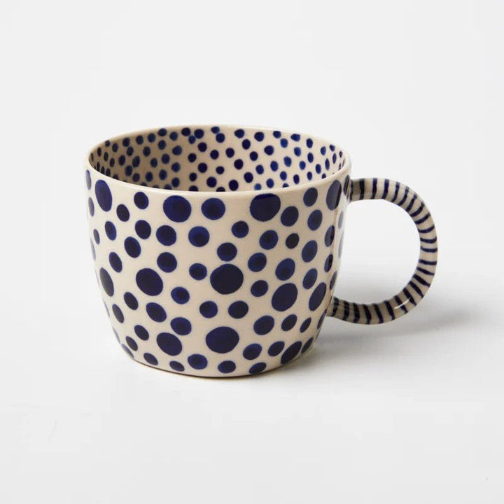 Chino Mug Navy Spot - Jones & Co - Ruby's Home Store