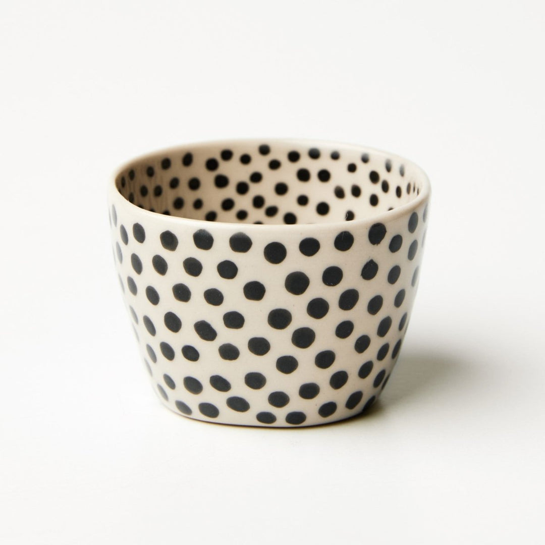 Chino Salt Bowl Black Sprinkle - Jones & Co - Ruby's Home Store