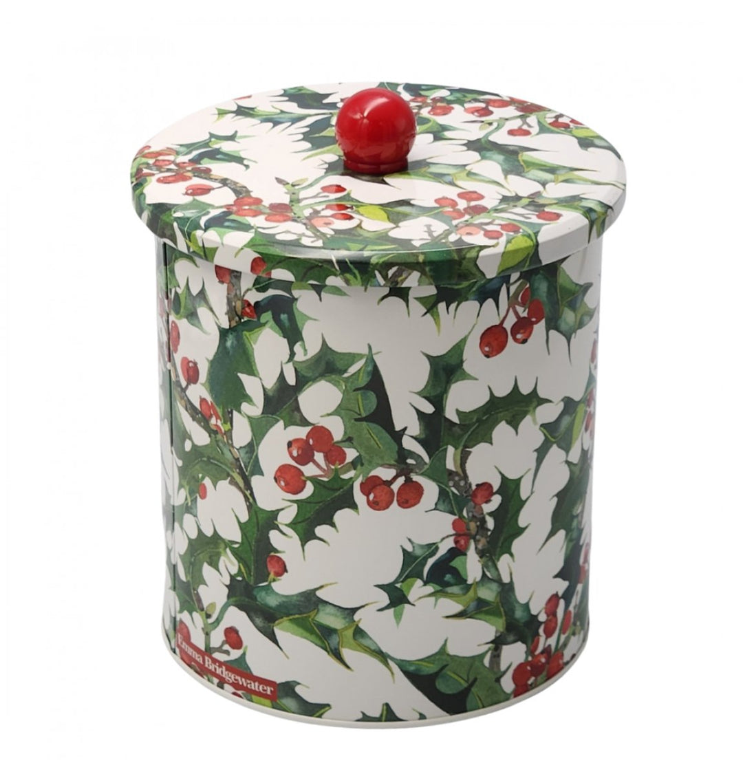 Christmas Holly Biscuit Barrel - Emma Bridgewater - Ruby's Home Store