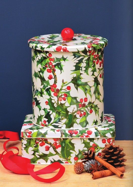 Christmas Holly Biscuit Barrel - Emma Bridgewater - Ruby's Home Store