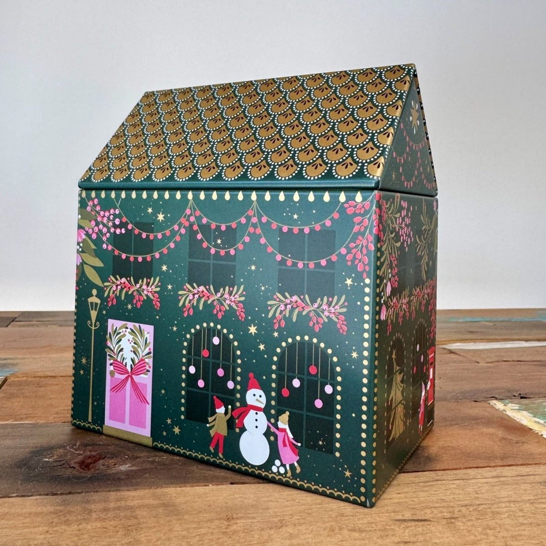 Christmas House Tin - Sara Miller - Ruby's Home Store