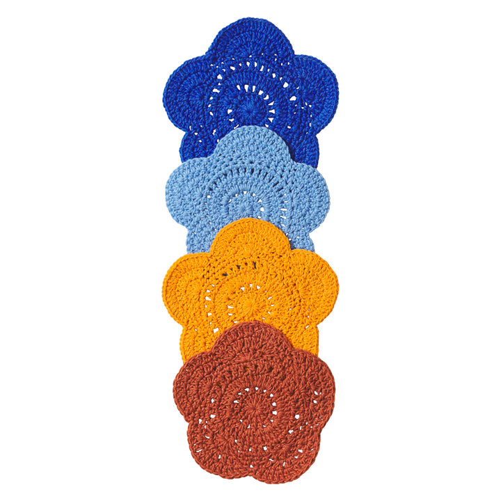Chumo Crochet Coasters - Lapis - Sage x Clare