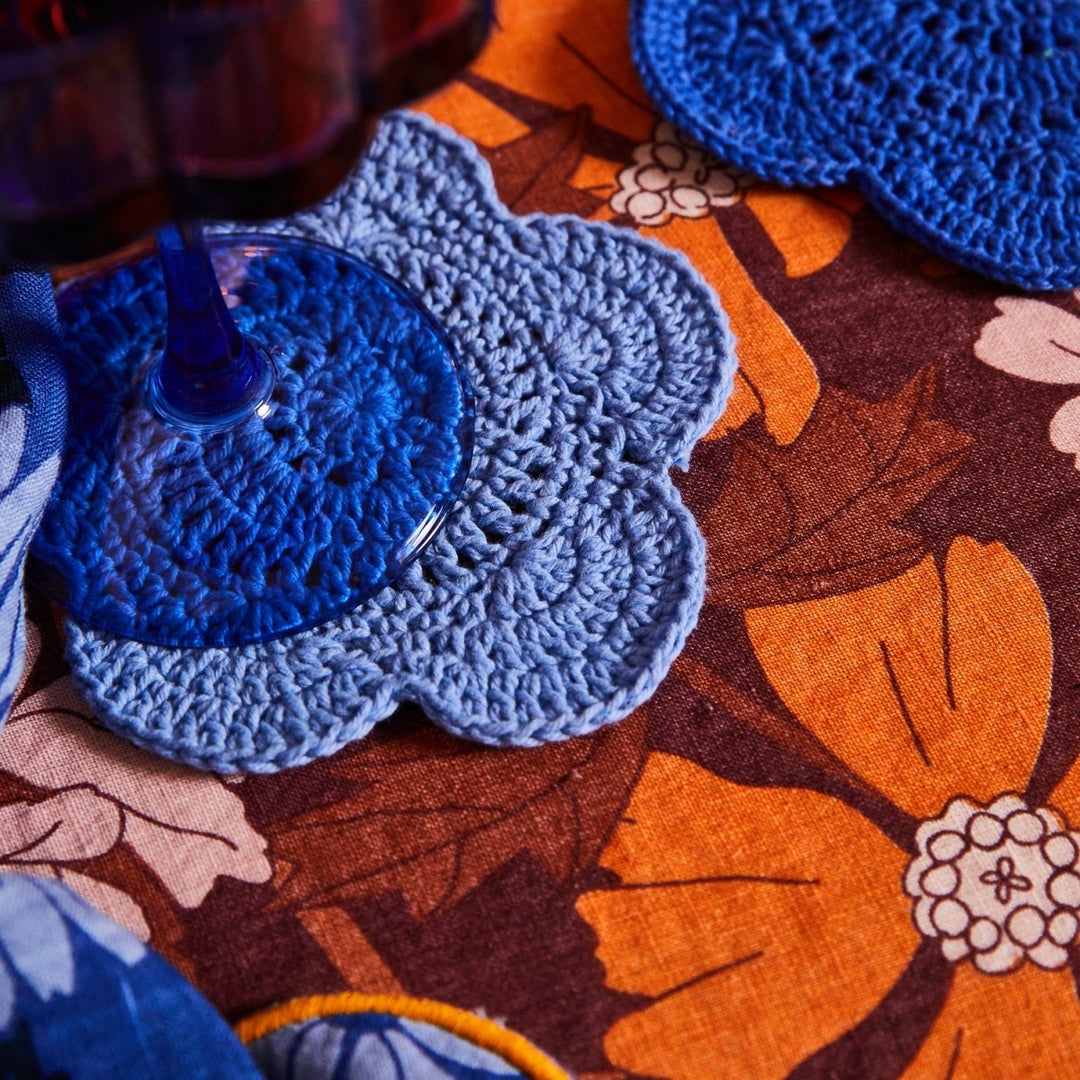 Chumo Crochet Coasters - Lapis - Sage x Clare - Ruby's Home Store