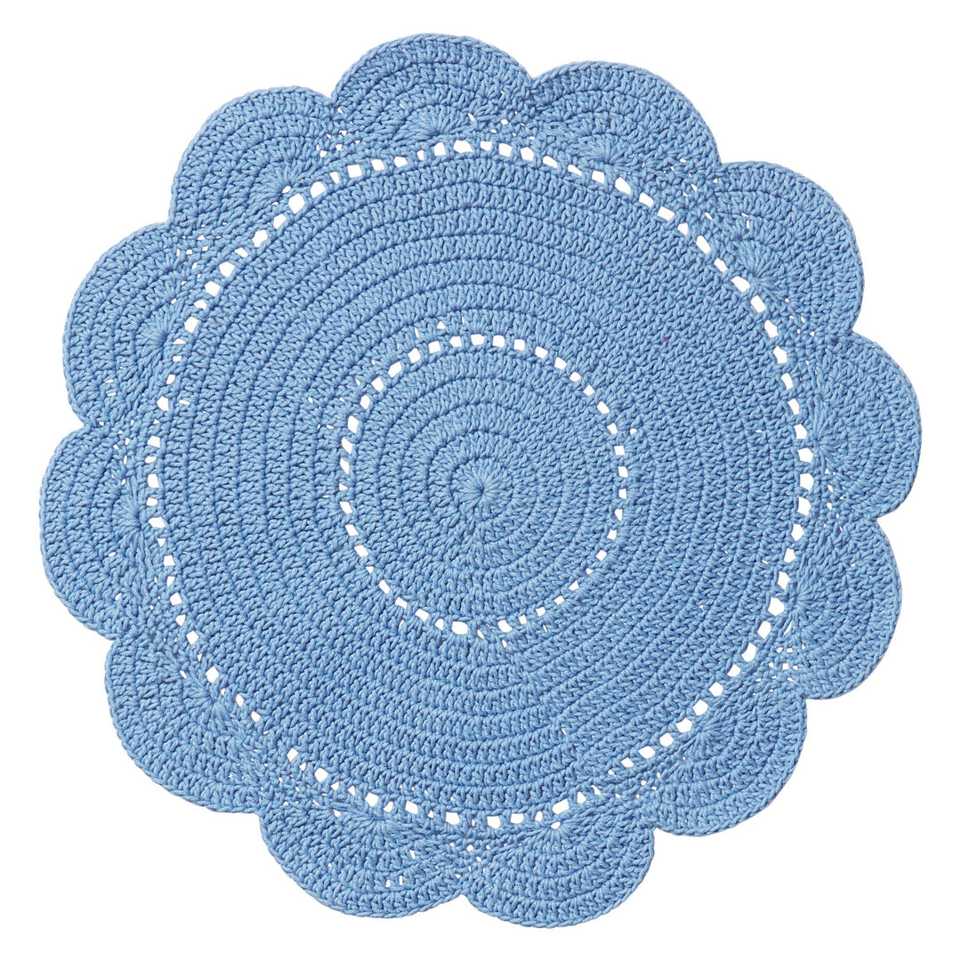 Chumo Crochet Placemat Set - Sage x Clare - Lapis