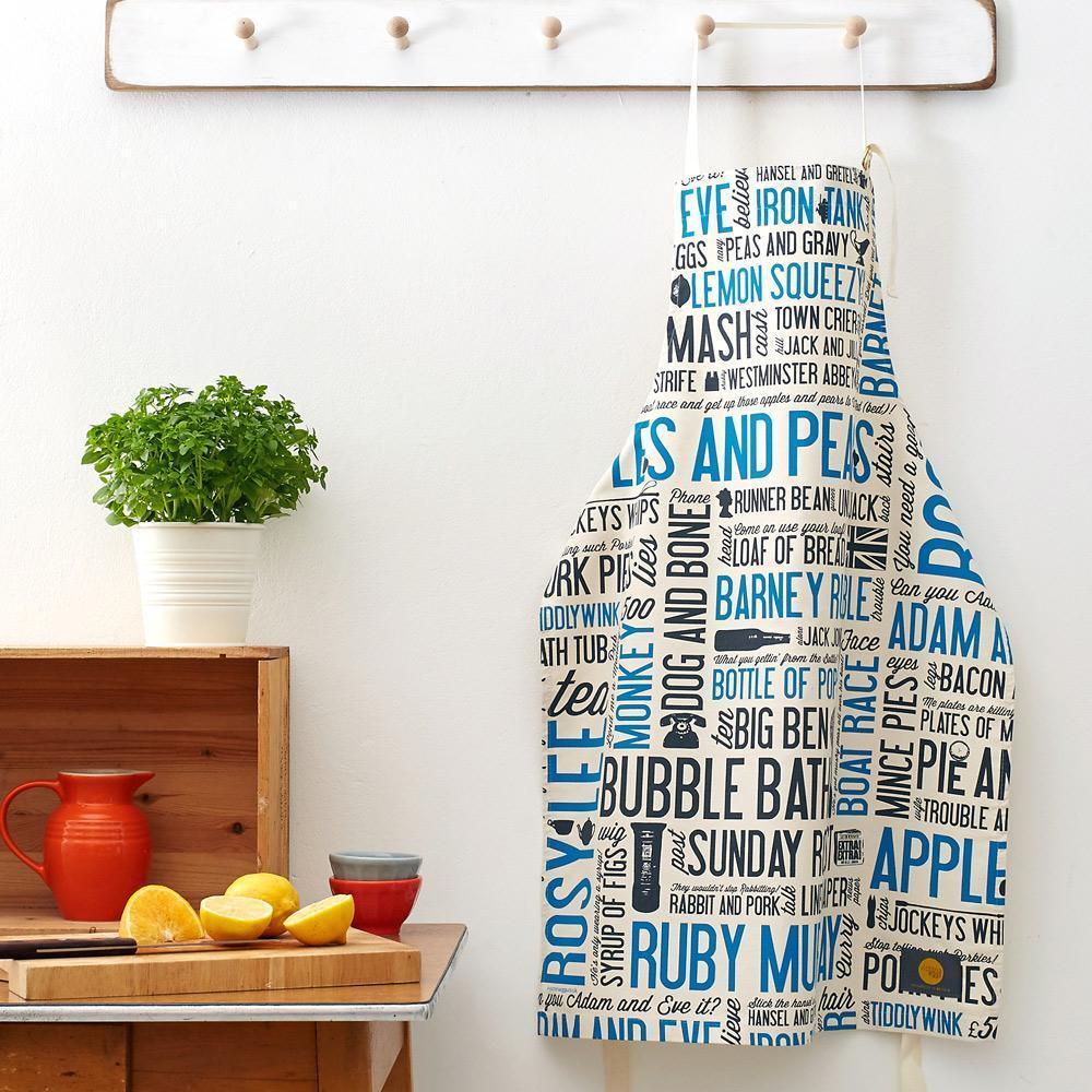 Cockney Rhymning Slang Apron - Victoria Eggs - Ruby's Home Store