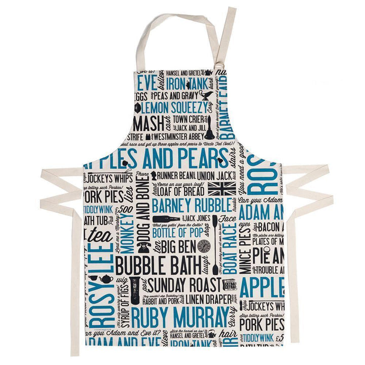 Cockney Rhymning Slang Apron - Victoria Eggs - Ruby's Home Store