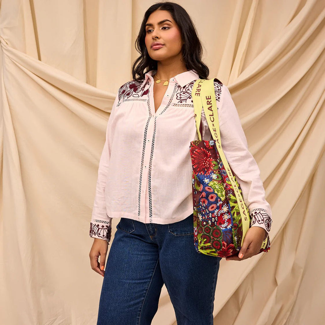 Cora Tote Bag - Sage x Clare - Ruby's Home Store