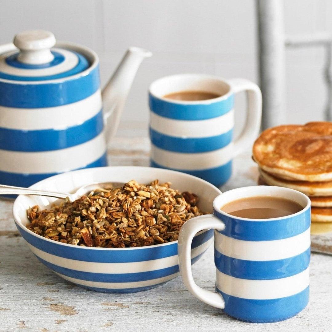 Cornishware Banded Cereal Bowl - Cornish Blue - Ruby's Home Store