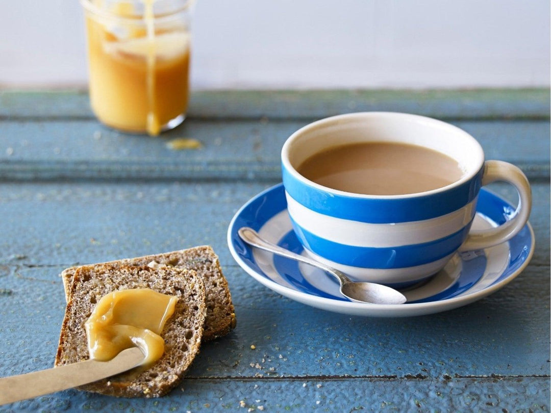 Cornishware Breakfast Cup & Saucer - Cornish Blue - Ruby's Home Store