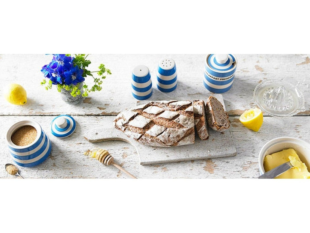 Cornishware Covered Butter Dish - Cornish Blue - Ruby's Home Store